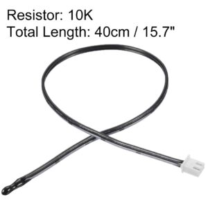 uxcell 5 Pcs 10K NTC Thermistor Probe 15.7 Inch Epoxy Sensitive Temperature Temp Sensor for Air Conditioner