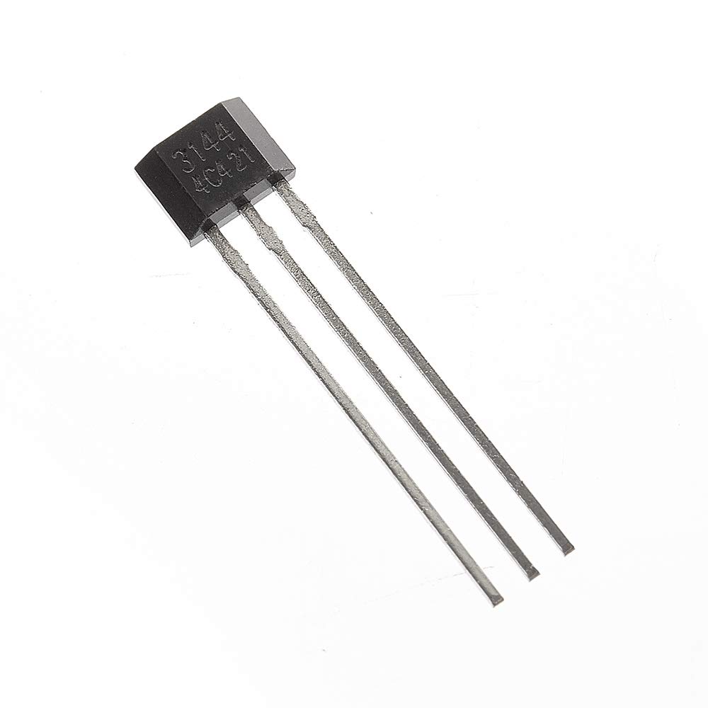 Bridgold 10pcs A3144 3144 Hall Effect Sensor Magnetic Detector,3-Pin