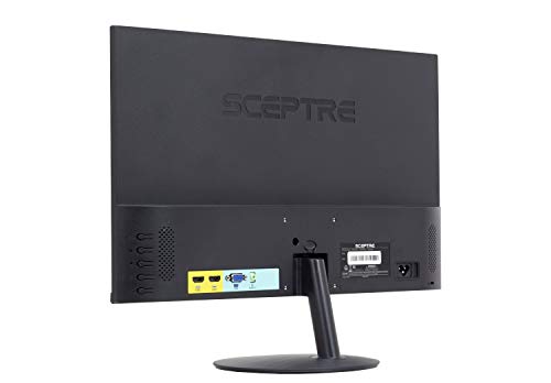 Sceptre 24" 75Hz Full HD 1080P LED Monitor HDMI VGA Build In Speakers, Brushed Black 2019 (E248W-19203RS)