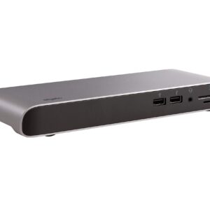 Elgato Thunderbolt 3 Pro Dock – With 50 Cm Thunderbolt Cable, 40Gb/S, Dual 4K Support, 2x Thunderbolt 3 (USB C), 4x USB 3.0, SD/Micro SD Card Reader, Audio I/O, Gigabit Ethernet, Aluminum Chassis.