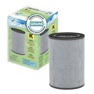 germguardian filter k 360° hepa pure genuine air purifier replacement filter, removes 99.97% of pollutants for air purifiers ac9400w and ac9600w, flt9400