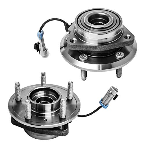 Front Wheel Hub and Bearing Assembly Left or Right Compatible Chevrolet Captiva Sport Equinox Pontiac Torrent Saturn Vue Suzuki XL7 AUQDD 513276 x2 (Pair) [ 5 Lug W/ABS ]