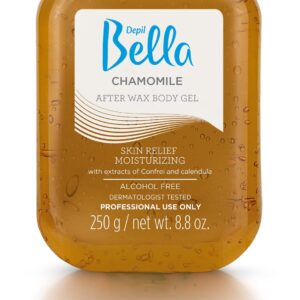 DEPIL BELLA Post Waxing/After Sun Chamomile Body Gel - 250g | Soothing and Nourishing Gel for Sensitive Skin