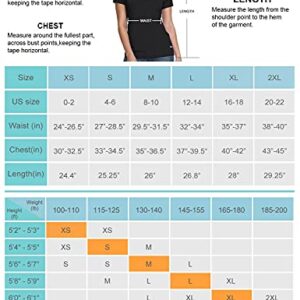 BALEAF Women's UPF 50+ UV Protection Shirts Short Sleeve T-Shirts SPF Sun Shirts Quick Dry Outdoor Performance Tops Blue Size S