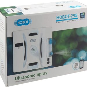 HOBOT-298 Window Cleaning Automatic Robot with Ultrasonic Water Spray and Control via Smartphone or Remote