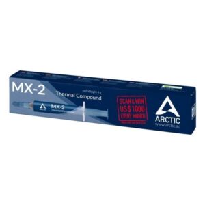 ARCTIC MX-2 (4 g) - Performance Thermal Paste for All Processors (CPU, GPU - PC, PS4, Xbox), high Thermal Conductivity, Safe Application, Non-Conductive, Non-capacitive