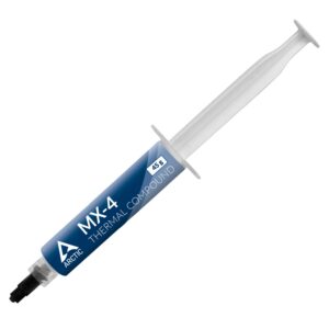 arctic mx-4 (45 g) - premium performance thermal paste for all processors (cpu, gpu - pc), very high thermal conductivity, long durability, safe application, non-conductive, cpu thermal paste