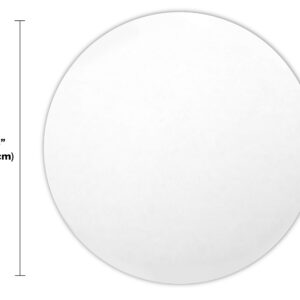 EISCO Premium Qualitative Filter Paper, 100 Pack - 7.28" (18.5cm)