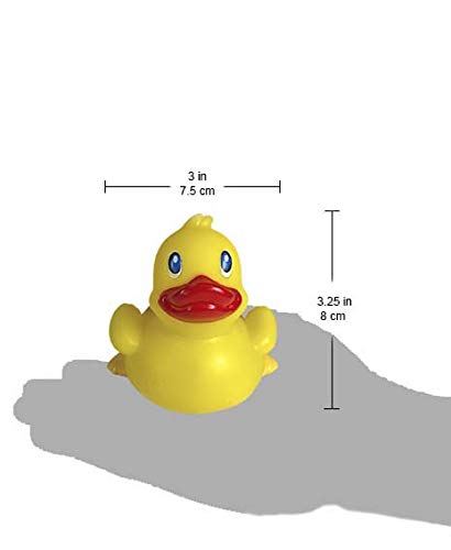 3" Thanksgiving Turkey Rubber Duck [Floats Upright] - Baby Safe Bathtub Bathing Toy