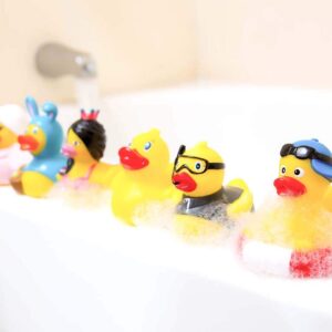 3" Thanksgiving Turkey Rubber Duck [Floats Upright] - Baby Safe Bathtub Bathing Toy