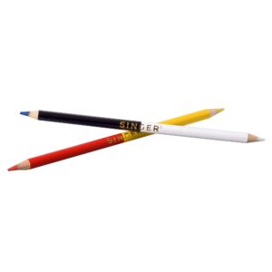 Singer 54328 ProSeries Marking Pencils and Tape Measure, Red, Yellow, Blue, White 3 Piece