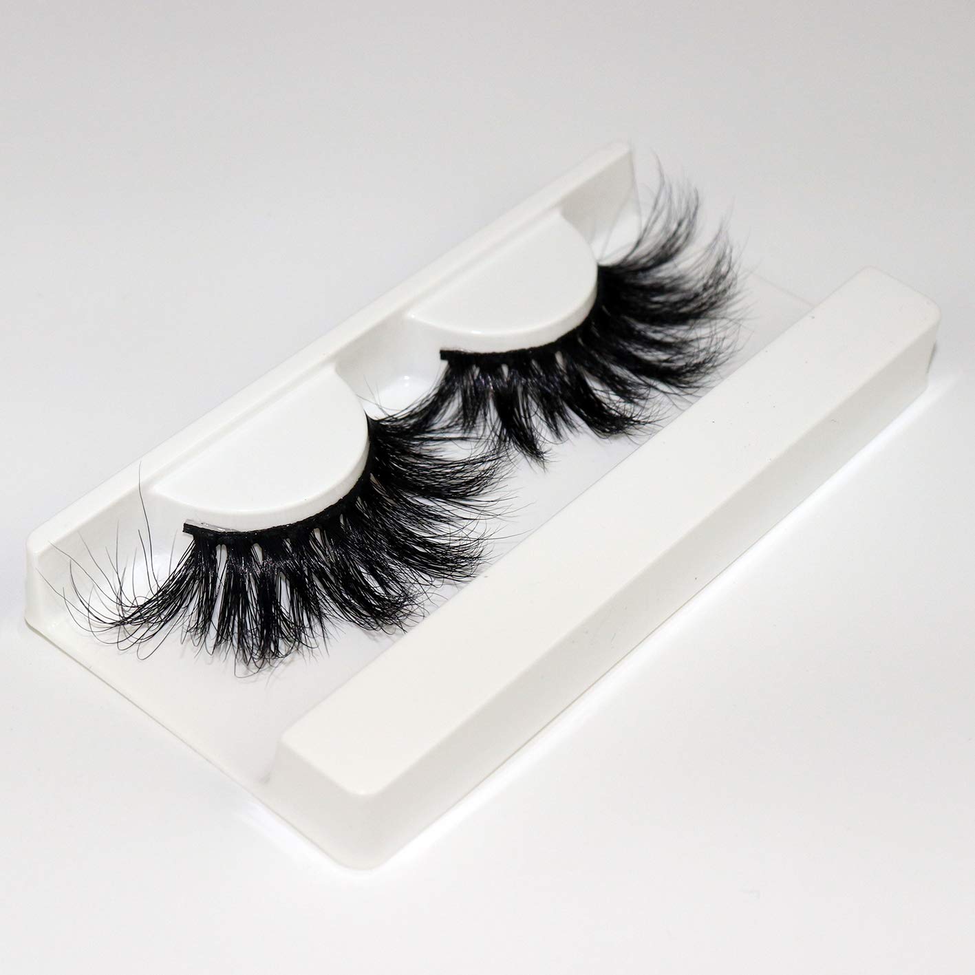 Veleasha High Volume Mink Lashes Cruelty-free 25mm Long 3D Eyelashes Dramatic Look for Makeup (45A)/False Eyelashes