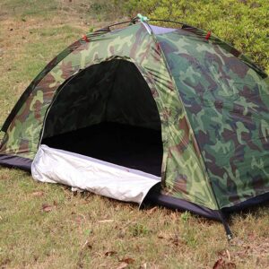 Sutekus Single Tent Camouflage Patterns Camping Tent One Person Tent for Camping Hiking 【Outdoor Equipment】