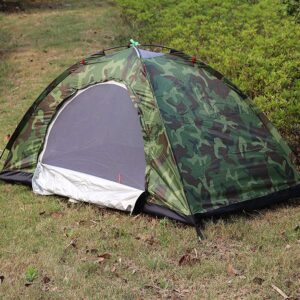 Sutekus Single Tent Camouflage Patterns Camping Tent One Person Tent for Camping Hiking 【Outdoor Equipment】