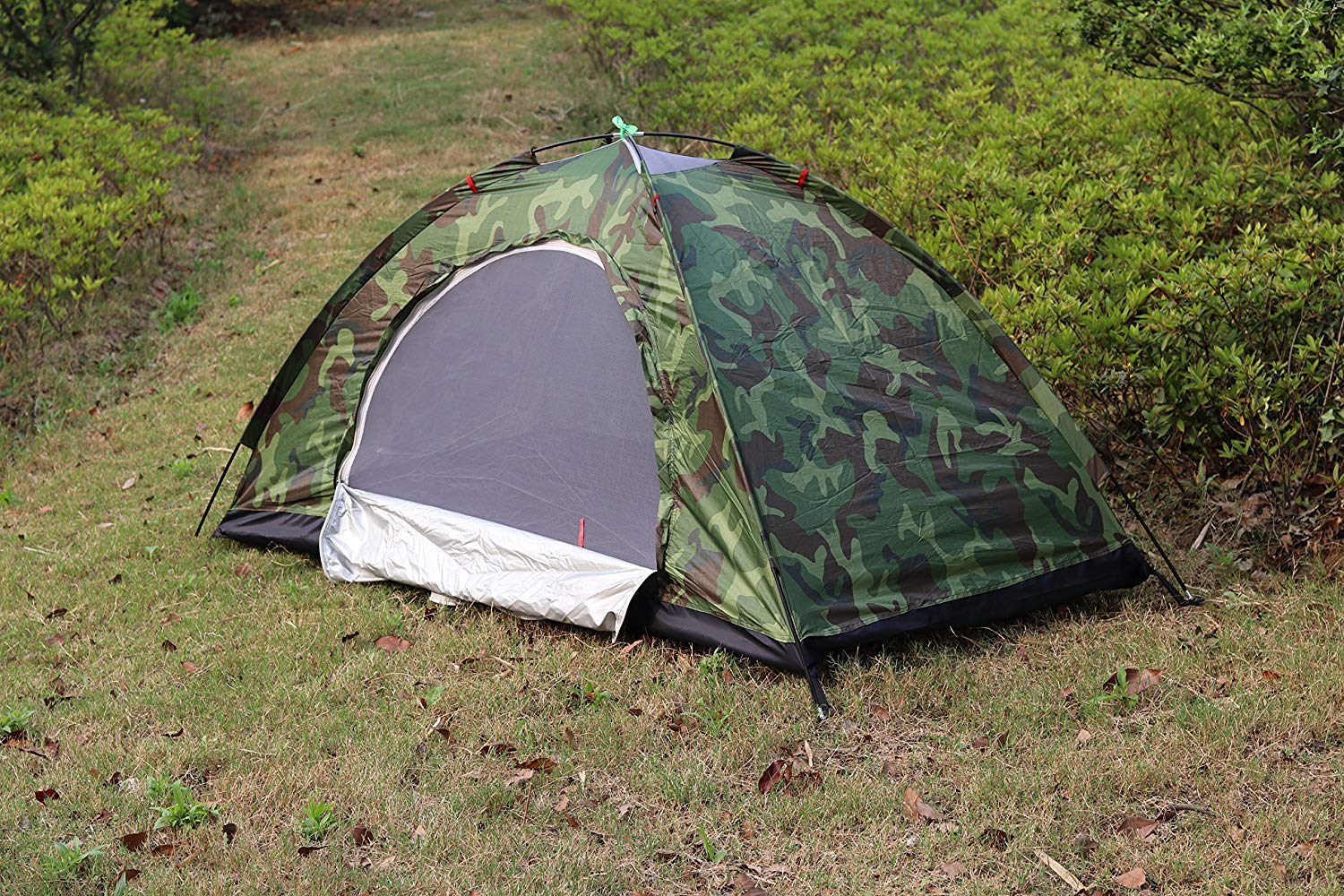 Sutekus Single Tent Camouflage Patterns Camping Tent One Person Tent for Camping Hiking 【Outdoor Equipment】