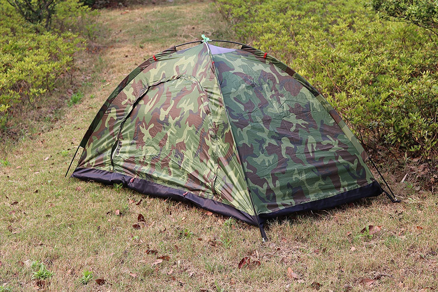 Sutekus Single Tent Camouflage Patterns Camping Tent One Person Tent for Camping Hiking 【Outdoor Equipment】