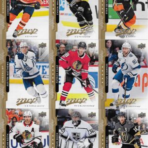 2018 2019 Upper Deck MVP Hockey Series Factory Sealed 250 Card Set Including 50 High Series Shortprints and a Bonus Pack containing Eastern Stars, Western Stars and Rookie Star Formations