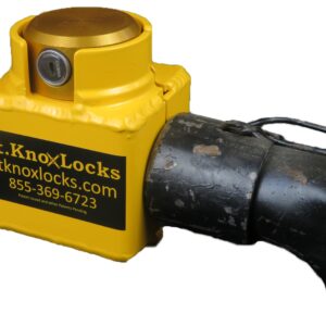 Bulldog Sliding Collar Coupler Lock Includes Cobra-Sidewinder puck lock- BOLT CUTTER PROOF!!!