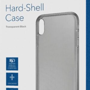Insignia Protective Case for Apple iPhone Xs Max - Black/Transparent - Model: NS-MAXLTPB