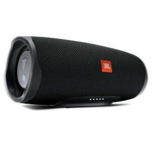 JBL Charge 4 Waterproof Portable Wireless Bluetooth Speaker Bundle - Pair (Black/Red)