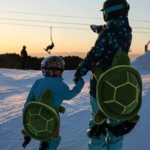 Elegeet Protective Gear for Skiing Skating Snowboarding Cute Turtle Tortoise Cushion Green
