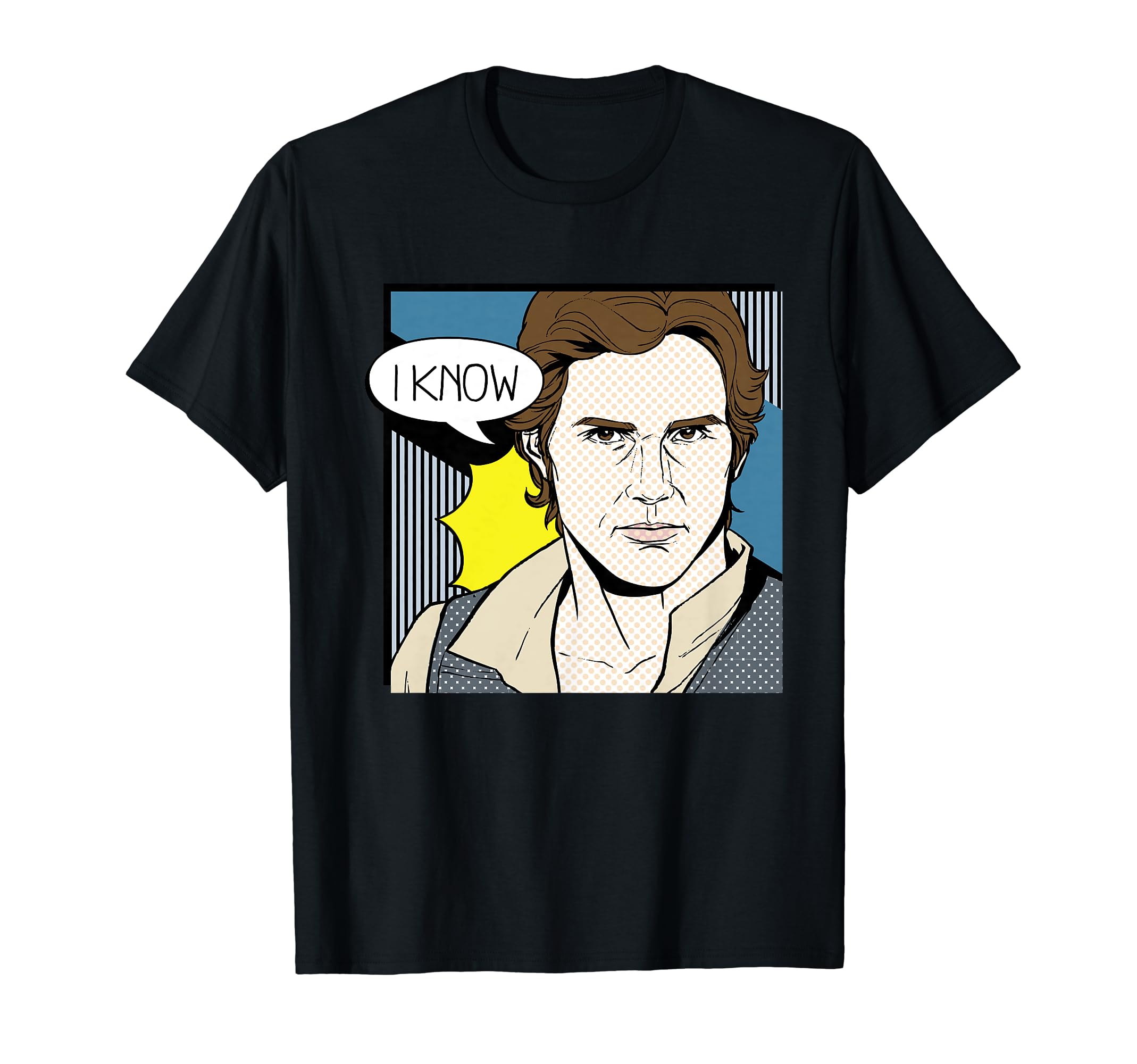 Star Wars Valentine's Day Han Solo I Know Pop Art Disney+ T-Shirt