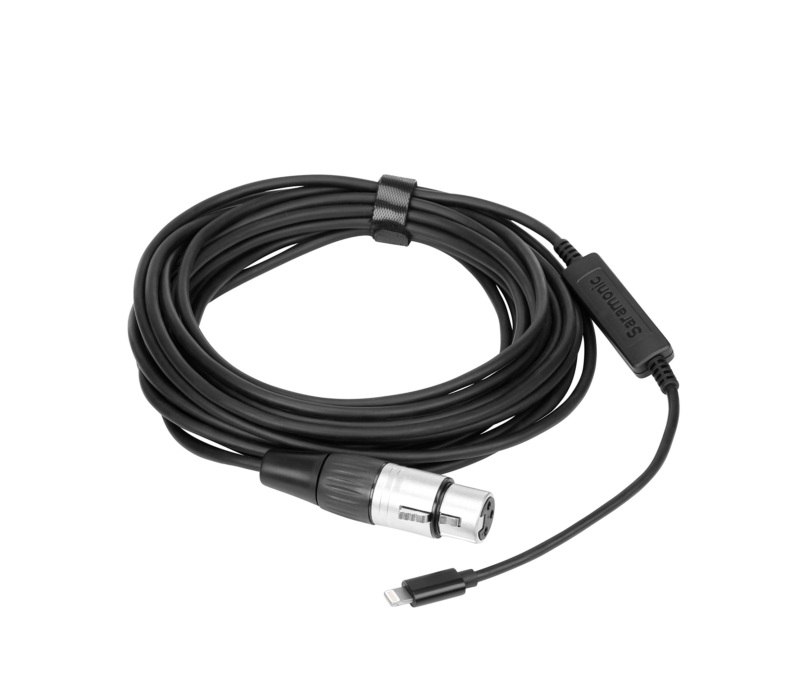 Saramonic XLR Female to Apple Lightning Microphone Interface Cable for iPhone & iPad (LC-XLR)