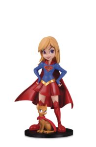 dc collectibles artists alley: supergirl by chrissie zullo designer vinyl figure, multicolor