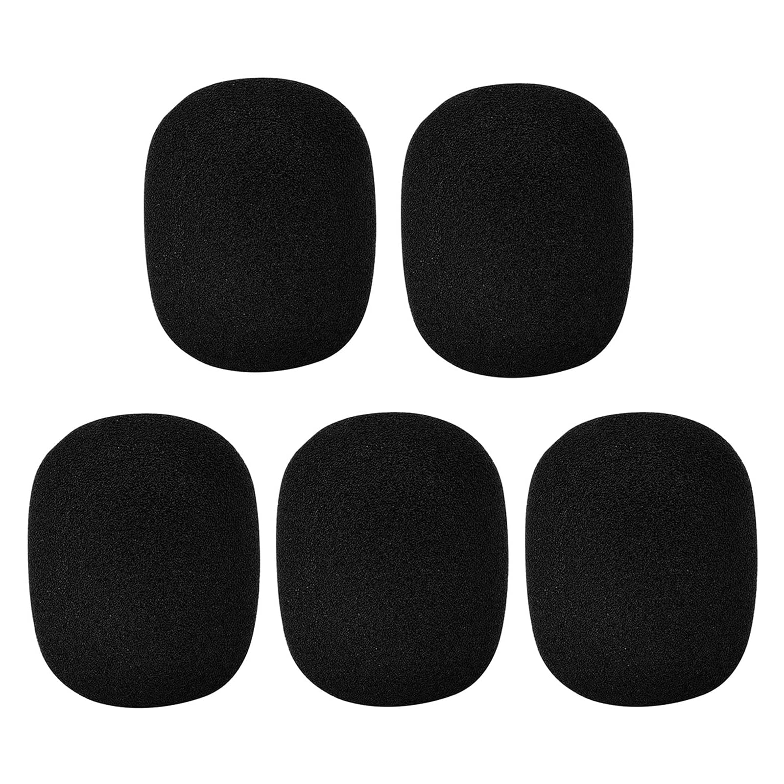 5 Pack Foam Cover, Handheld Microphone Windshield, Professional Microphone Soft Foam Cover, Microphone Windproof Sponge, Windshield, Microphone Cover,Windscreens