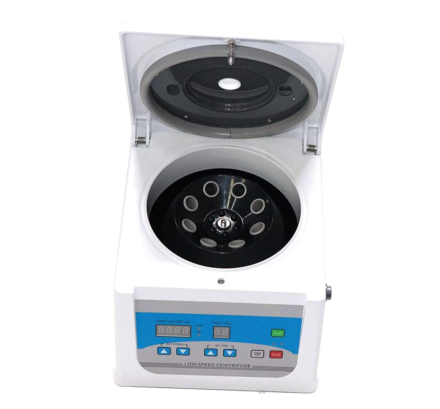 SHengwin Lab Benchtop Centrifuge Machine 10ml/15ml x 8, Laboratory PRP Centrifuge with Speed and Time, Lab Low Speed Desktop Centrifugal Machine 100-4000rpm