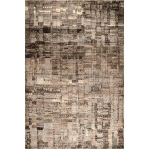 nuLOOM Contemporary Abstract Lilly Area Rug, 5x8, Brown