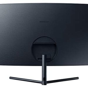 SAMSUNG 32" UR59 Series ViewFinity 4K UHD (3840x2160) Computer Monitor, Curved, HDMI, Display Port, 3-sided border-less, Eye Saver Mode LU32R590CWNXZA, Black