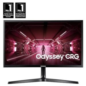 SAMSUNG 24-Inch CRG5 144Hz Curved Gaming Monitor (LC24RG50FQNXZA) â€“ Computer Monitor, 1920 x 1080p Resolution, 4ms Response, FreeSync, Game Mode, HDMI