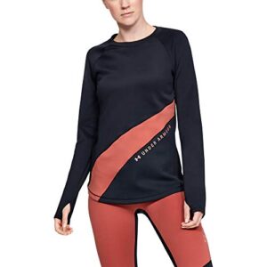 under armour women's coldgear® armour long sleeve graphic sm black