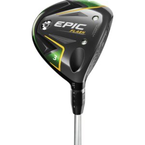 Callaway Golf 2019 Epic Flash Fairway Wood, 3 Wood, 15.0 Degrees, Right Hand, Stiff Flex Black