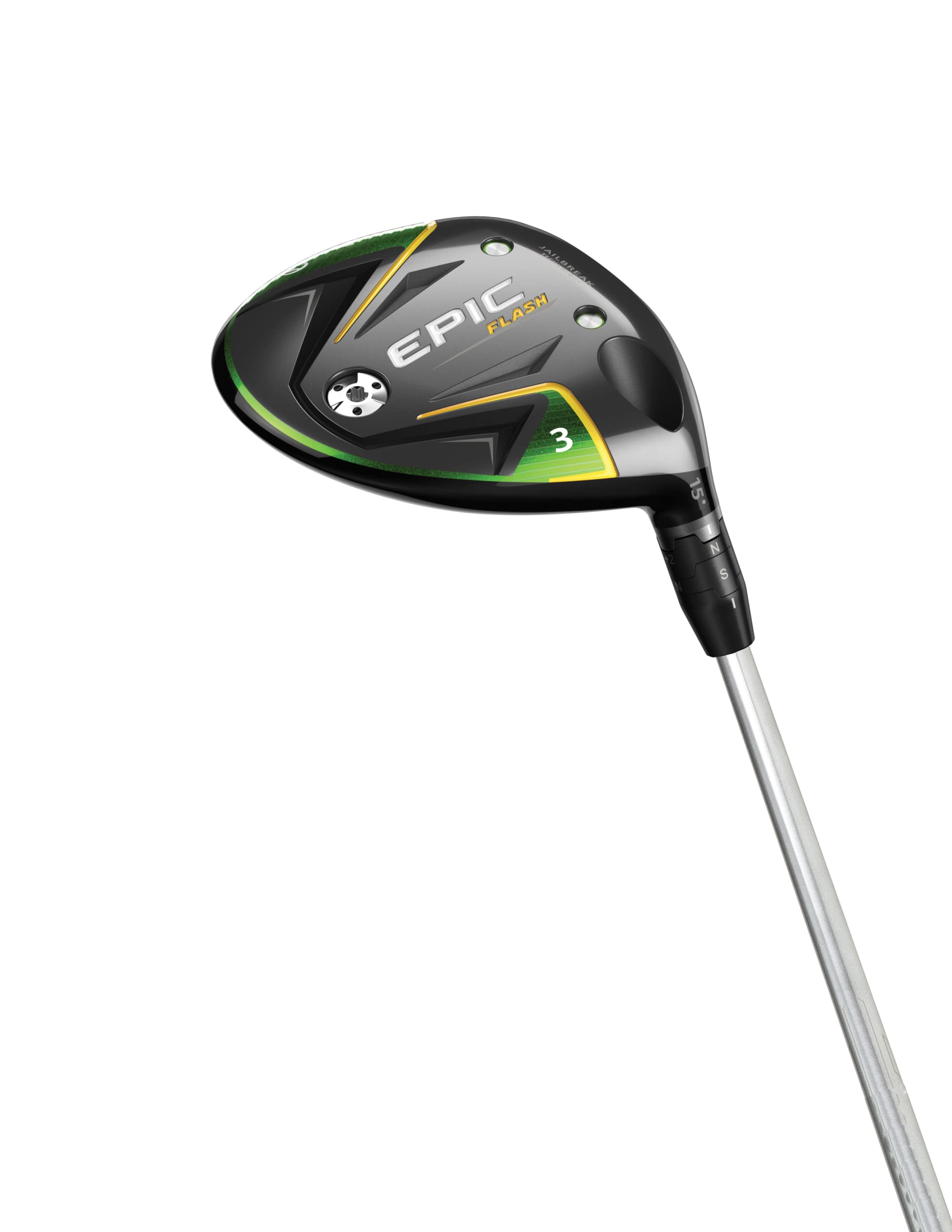 Callaway Golf 2019 Epic Flash Fairway Wood, 3 Wood, 15.0 Degrees, Right Hand, Stiff Flex Black