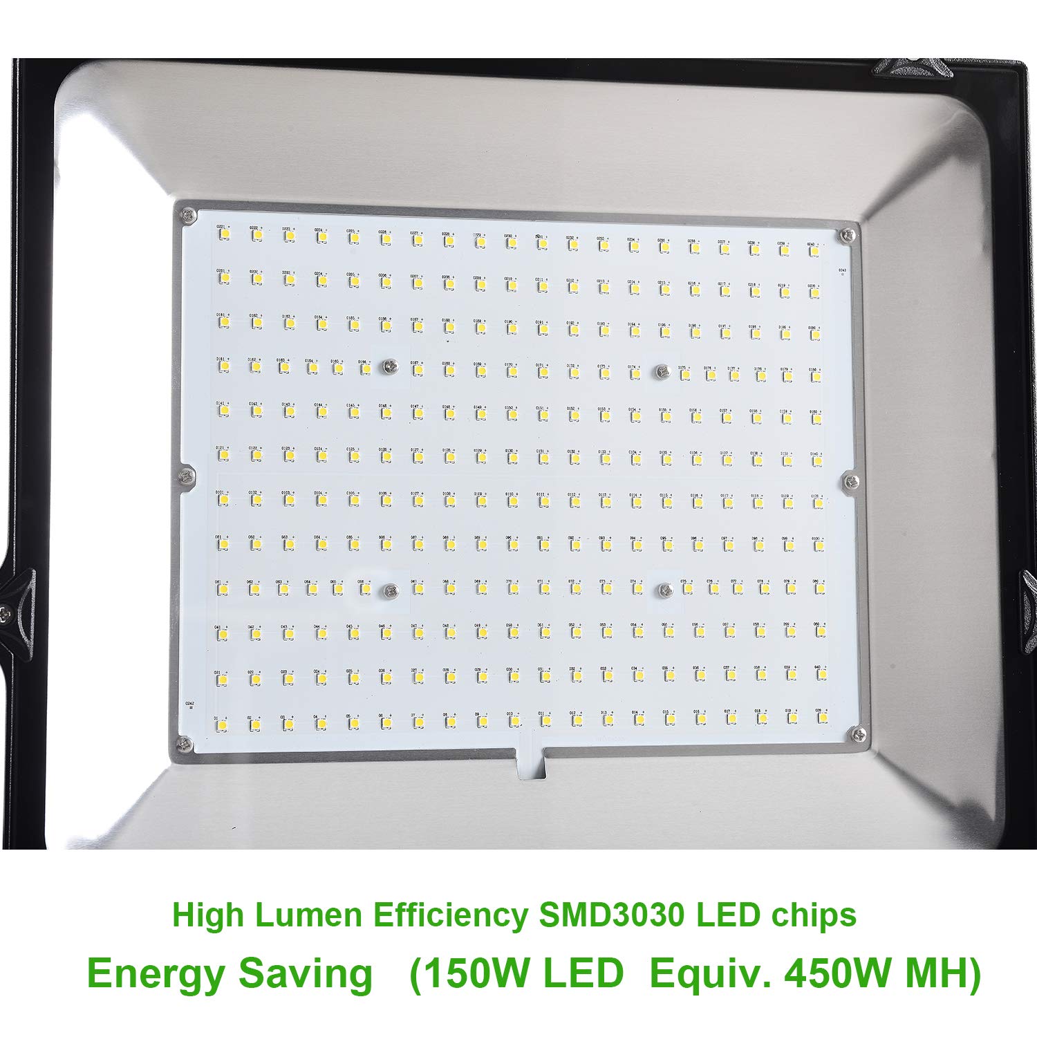 Outdoor 150W LED Flood Lights, IP65 Waterproof 5000K Daylight 28000lm, 350W-450W MH/HPS Equivalent, Outdoor Security Floodlights for Garden, Yard, Home, Backyard, Patio ETL DLC