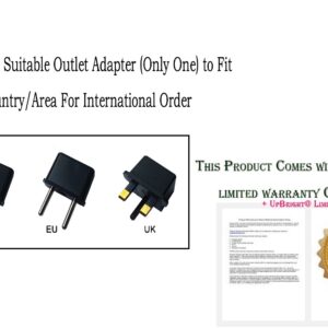 UpBright 19V AC/DC Adapter Compatible with Shark ION Robot 750 Series RV750N RV750_N RV750 40 14.8V Floor Sweeper Robotic Vacuum Cleaner 19VDC Power Supply Battery Charger (No Charging Dock Station)