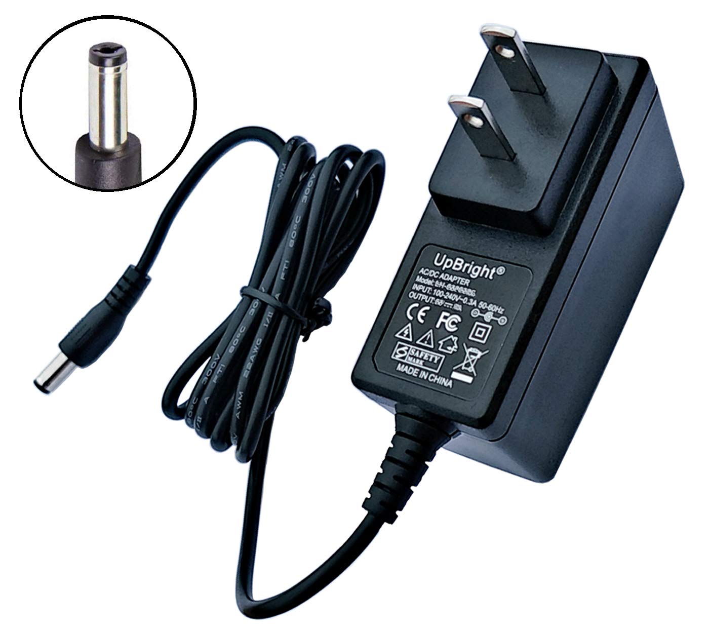 UpBright 19V AC/DC Adapter Compatible with Shark ION Robot 750 Series RV750N RV750_N RV750 40 14.8V Floor Sweeper Robotic Vacuum Cleaner 19VDC Power Supply Battery Charger (No Charging Dock Station)