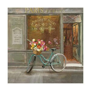 Trademark Fine Art, 24x24 French Flower Shop v2 by Danhui NAI