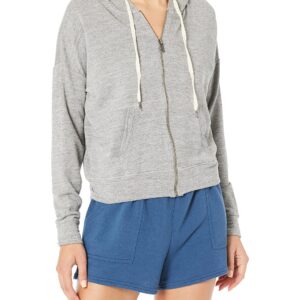 Splendid Women's Track Jacket, Heather Grey, XXS