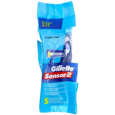 Procter & Gamble 1573411 Gillette Sensor2 Mens Disposable Razors - 2 Count