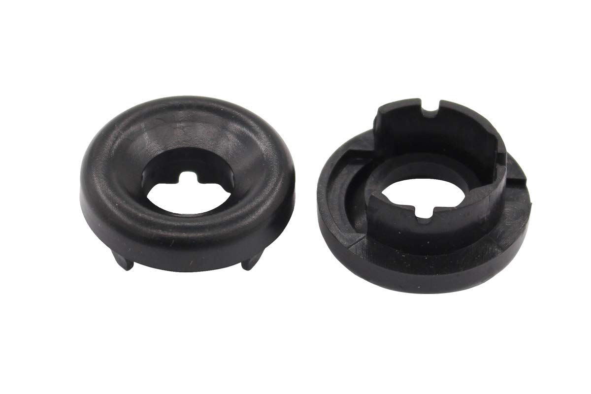 NewYall Pack of 2 Transmission Shift Overdrive Switch Button Gear Shifter Handle Bezel Cap Ring