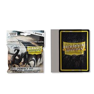 2 Packs Dragon Shield Inner Sleeve Sideloader Smoke Standard Size 100 ct Card Sleeves Individual Pack