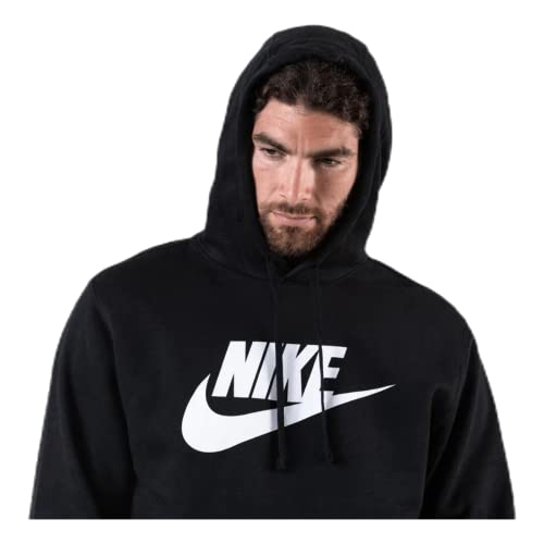 Nike Men's Graphic Pullover Hoodie Black