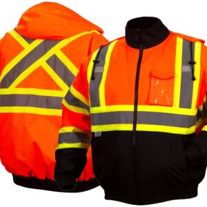 Pyramex RCJ3220M RCJ32 Series Jackets Canadian jacket in orange- medium