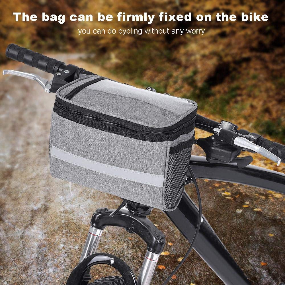 ycle Handlebar Bag ycle Frame Phone Pouch Bike Front Tube Saddle Bag With Reflective Stripe For Mountain Bike Cycling Basket Storage Pack Accessories