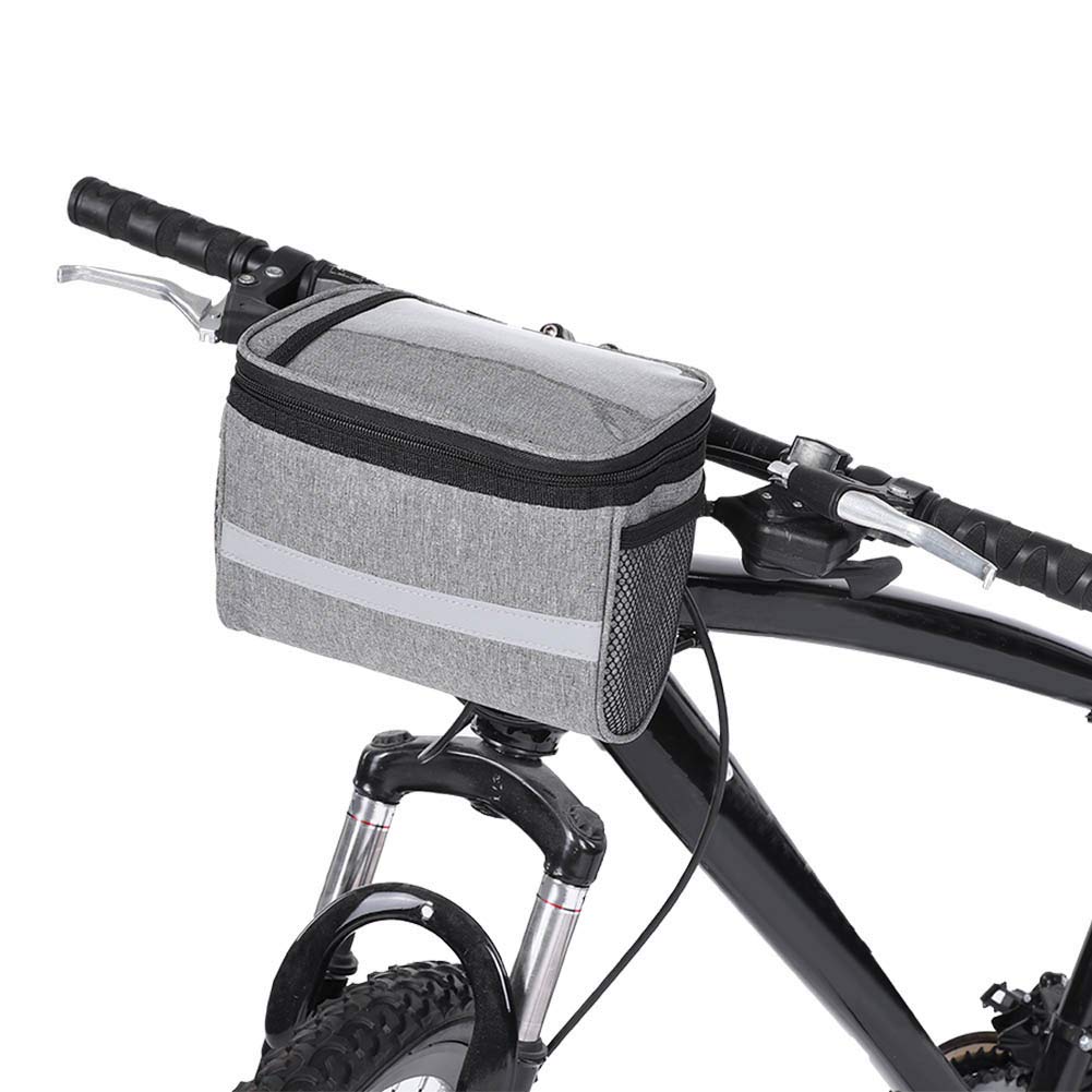 ycle Handlebar Bag ycle Frame Phone Pouch Bike Front Tube Saddle Bag With Reflective Stripe For Mountain Bike Cycling Basket Storage Pack Accessories