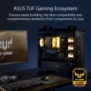 ASUS TUF Gaming GT501 Mid-Tower Computer Case for up to EATX Motherboards with USB 3.0 Front Panel Cases GT501/GRY/WITH Handle