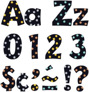 metal dots 4" playful combo ready letters®